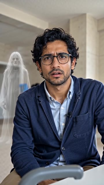 Ghost Filter Prank AI, 11.7 seconds: The ghost disappears and returns