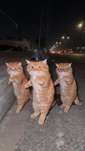 La Calabaza Dance AI, 12.6 seconds: The trio approaches the camera